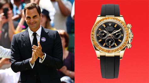 rolex daytona orange roger federer|Roger Federer oyster perpetual.